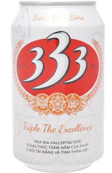 Lon Bia 333 Sabeco 330ml